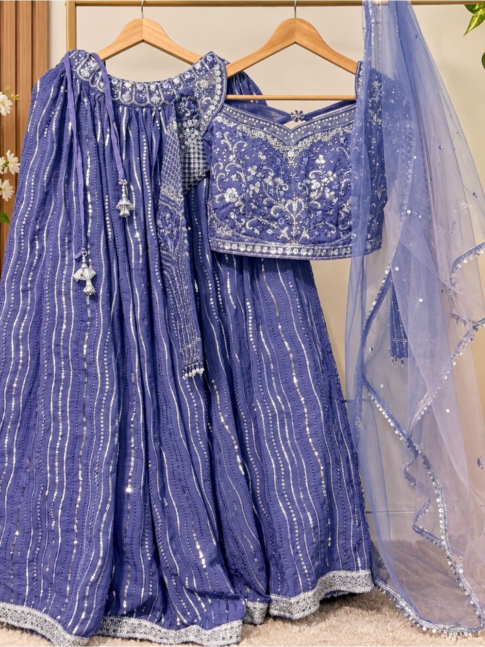 Womens party wear lehenga choli